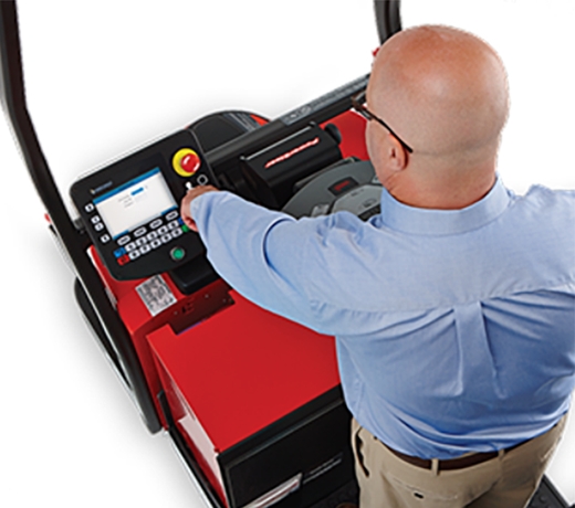 Raymond Courier Automated Lift Truck Programming a Route